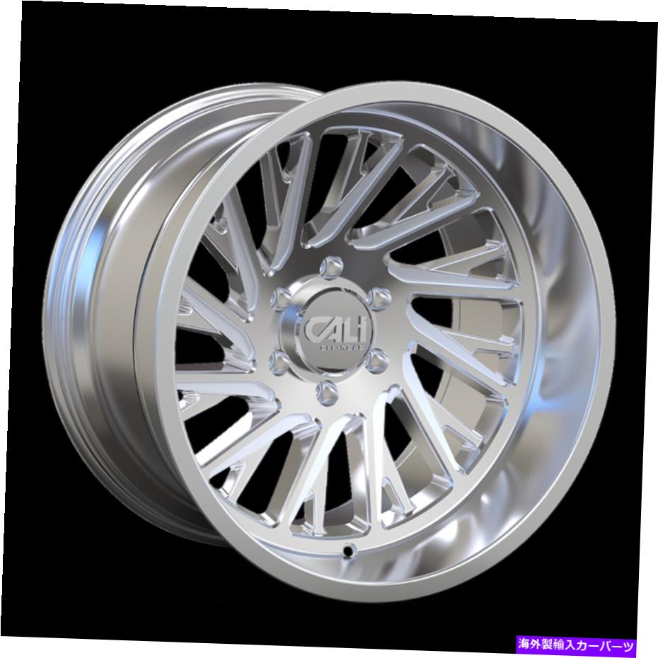 ホイール　４本セット 20x10オフロードパージポリッシュホイール8x170（-25mm）セット4 20x10 CALI OFF-ROAD PURGE Polished Wheels 8x170 (-25mm) Set of 4【並行輸入品】
