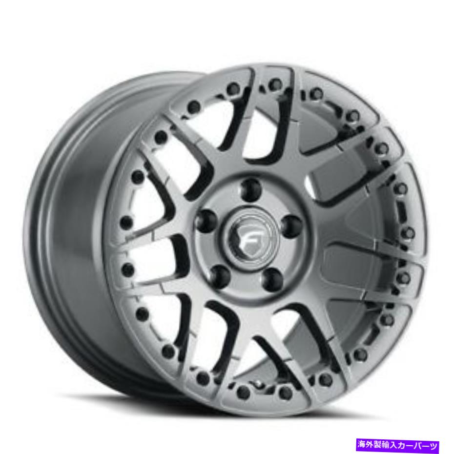 ホイール　４本セット 15x10 forgestar f283 f14ビードロックグロスアントララサイトホイール5x4.75（50mm）セット4 15x10 Forgestar F283 F14 BEADLOCK Gloss Anthracite Wheels 5x4.75 (50mm) Set of 4【並行輸入品】