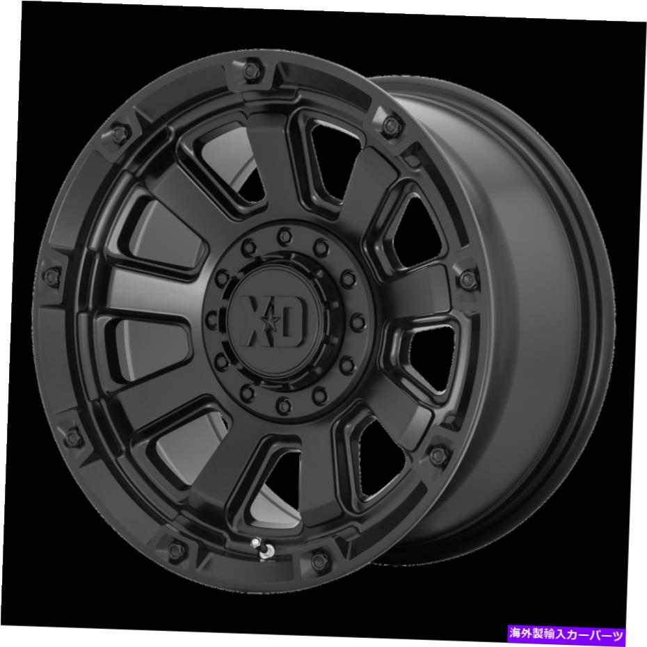 ホイール　４本セット 20x10 XDシリーズXD852ガントレットサテンブラックホイール6x135/6x5.5（-18mm）セット4 20x10 XD Series XD852 Gauntlet Satin Black Wheels 6x135/6x5.5 (-18mm) Set of 4【並行輸入品】