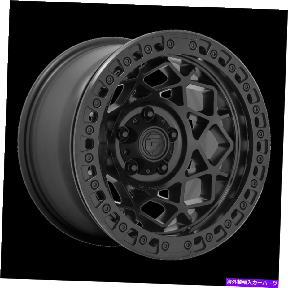 ホイール　４本セット 17x9燃料1PC D120ユニットビードロックブラックアウトホイール6x135（-15mm）セット4 17x9 Fuel 1pc D120 UNIT BEADLOCK Blackout Wheel 6x135 (-15mm) Set of 4【並行輸入品】
