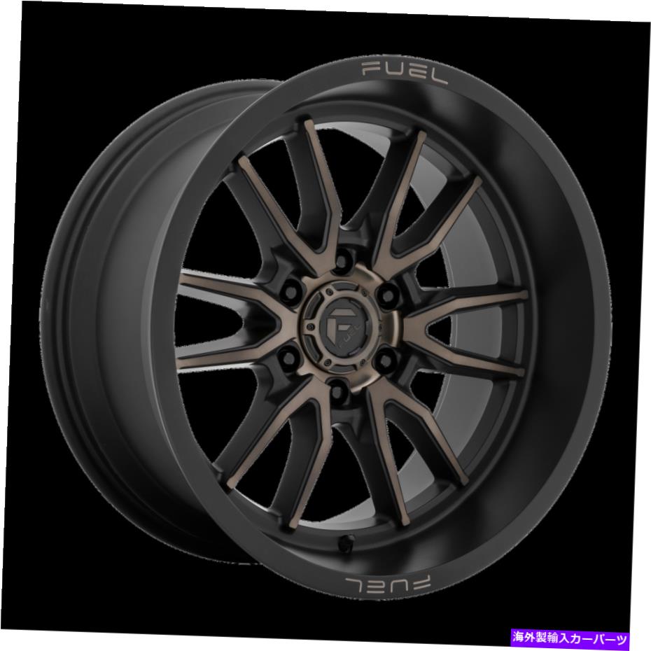 ホイール　４本セット 24x12燃料1PC D762クラッシュマットブラックDDTホイール6x5.5（-44mm）セット4 24x12 Fuel 1pc D762 Clash Matte Black DDT Wheel 6x5.5 (-44mm) Set of 4【並行輸入品】