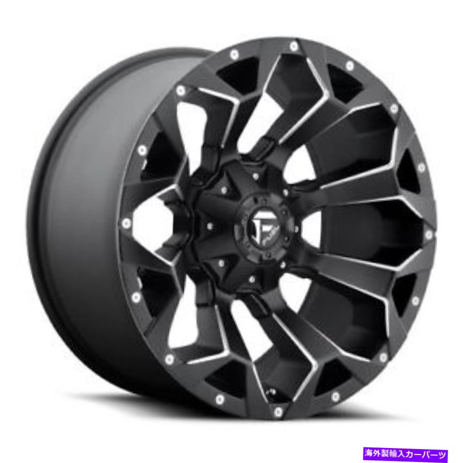 ホイール　４本セット 22x10 d546燃料攻撃ブラック＆ミリングホイール5x5.5/5x150（-18mm）セット4 22x10 D546 Fuel Assault Black & Milled Wheels 5x5.5/5x150 (-18mm) Set of 4【並行輸入品】｜Us Custom Parts Shop USDM
