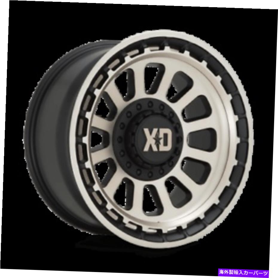 ホイール　４本セット 20x10 XD XD856オメガサテンブラックブロンズティントホイール5x5.5/5x150（-18mm）セット4 20x10 XD XD856 Omega Satin Black Bronze Tint Wheels 5x5.5/5x150 (-18mm) Set of 4【並行輸入品】
