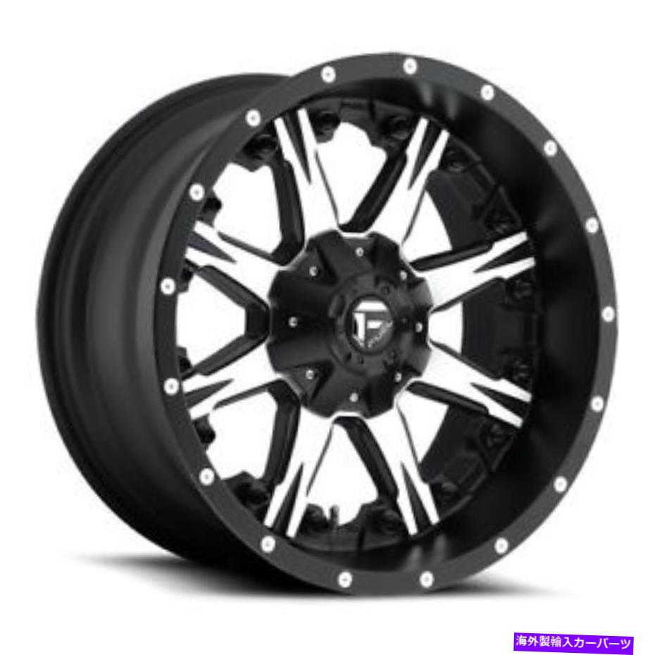 ホイール　４本セット 20x10 D541 Fuel Nutz Black＆Machined Wheels 6x135/6x5.5（-24mm）4のセット 20x10 D541 Fuel Nutz Black & Machined Wheels 6x135/6x5.5 (-24mm) Set of 4【並行輸入品】