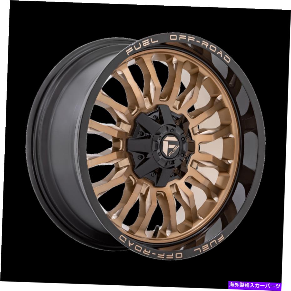 ホイール　４本セット 22x12燃料オフロードD797アークプラチナブロンズブラックホイール8x180（-44mm）セット4 22x12 Fuel Off-Road D797 Arc Platinum Bronze Black Wheels 8x180 (-44mm) Set of 4【並行輸入品】｜Us Custom Parts Shop USDM