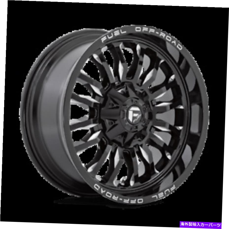 ホイール　４本セット 22x10燃料オフロードD795アークグロスブラックミリングホイール8x170（-18mm）セット4 22x10 Fuel Off-Road D795 Arc Gloss Black Milled Wheels 8x170 (-18mm) Set of 4【並行輸入品】｜Us Custom Parts Shop USDM