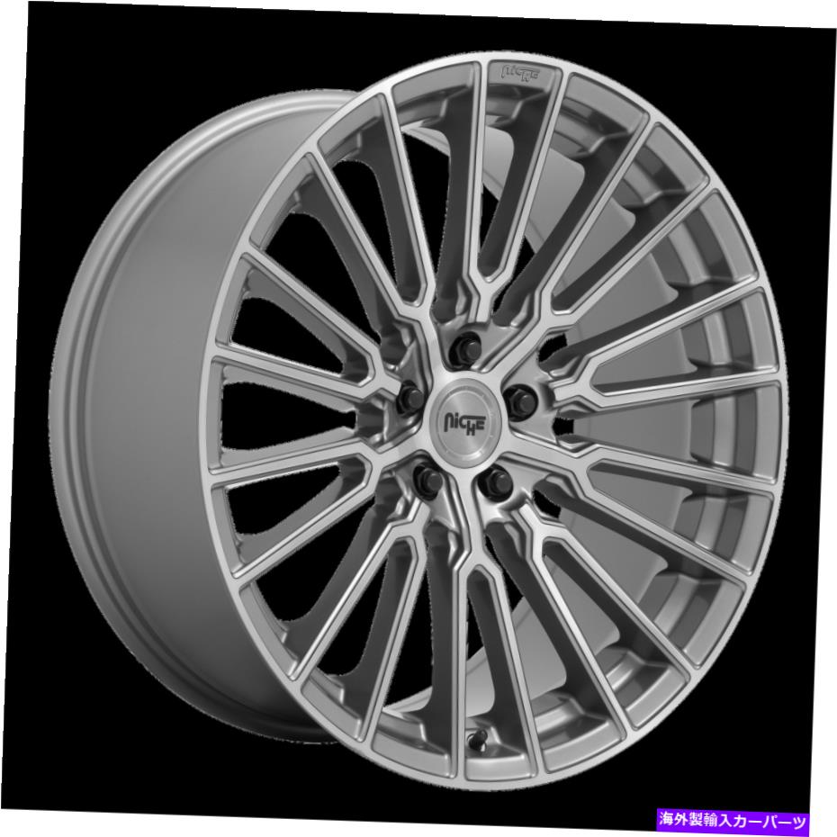 ホイール　４本セット 20x10.5ニッチ1PC M251プレミオプラチナホイール5x112（27mm）セット4 20x10.5 Niche 1pc M251 PREMIO Platinum Wheel 5x112 (27mm) Set of 4【並行輸入品】