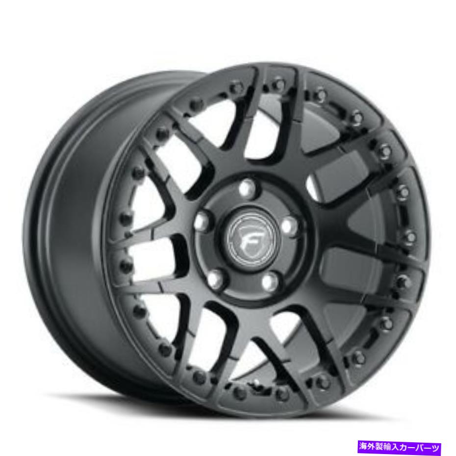 ホイール　４本セット 15x10 forgestar f282 f14ビードロックサテンブラックホイール5x4.75（50mm）セット4 15x10 Forgestar F282 F14 BEADLOCK Satin Black Wheels 5x4.75 (50mm) Set of 4【並行輸入品】 415,492円