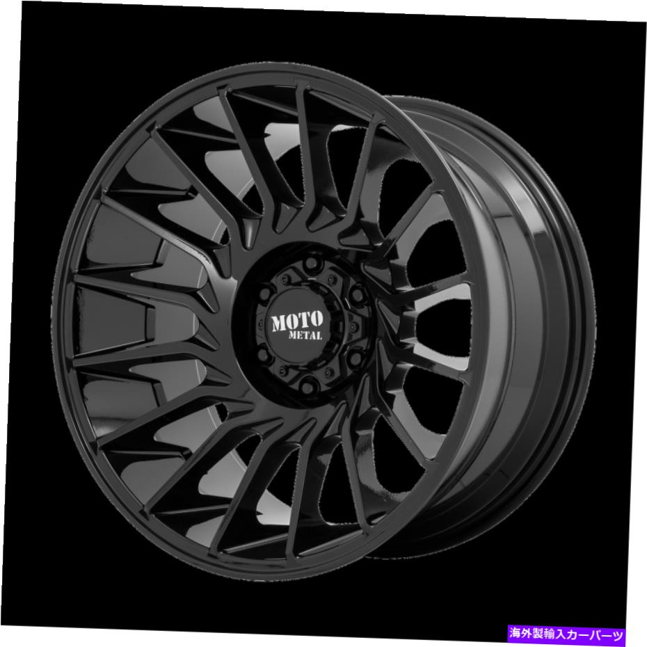 ホイール　４本セット 22x10 Moto Metal Mo807 Glossブラックホイール8x6.5（-18mm）セット4 22x10 Moto Metal MO807 Gloss Black Wheel 8X6.5 (-18mm) Set of 4【並行輸入品】