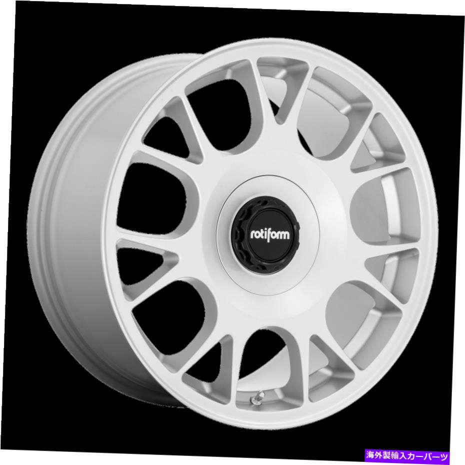 ホイール　４本セット 19x9.5 Rotiform 1PC R188 TUF-Rシルバーホイール5x108/5x120（25mm）セット4 19x9.5 Rotiform 1pc R188 TUF-R Silver Wheel 5x108/5x120 (25mm) Set of 4【並行輸入品】