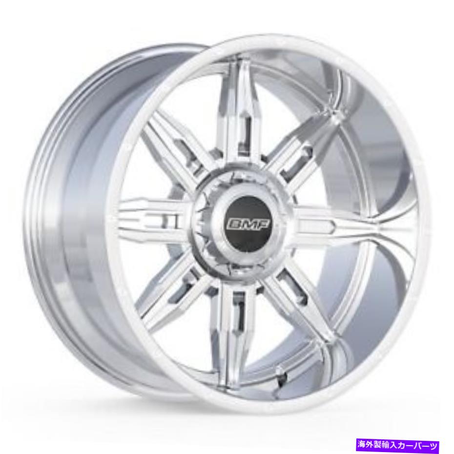 ホイール　４本セット 22x10.5 BMFルーレット研磨ホイール6x5.5/6x135（-25mm）セット4 22x10.5 BMF Roulette Polished Wheels 6x5.5/6x135 (-25mm) Set of 4【並行輸入品】