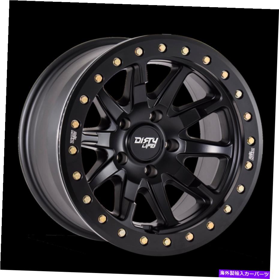 ホイール　４本セット 20x9ダーティライフDT-2マットブラックホイール6x5.5（12mm）4のセット 20x9 DIRTY LIFE DT-2 Matte Black Wheels 6x5.5 (12mm) Set of 4【並行輸入品】