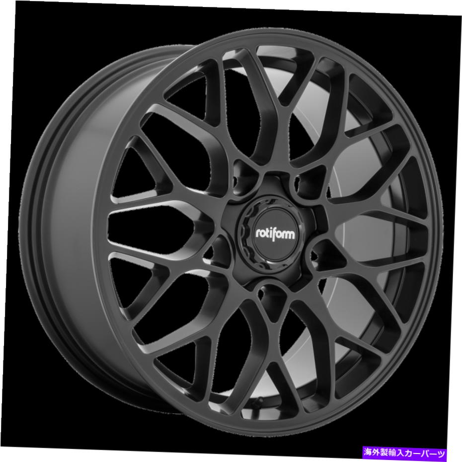 ホイール　４本セット 19x10 rotiform 1pc R190マットブラックホイール5x120（35mm）セット4 19x10 Rotiform 1pc R190 Matte Black Wheel 5x120 (35mm) Set of 4【並行輸入品】