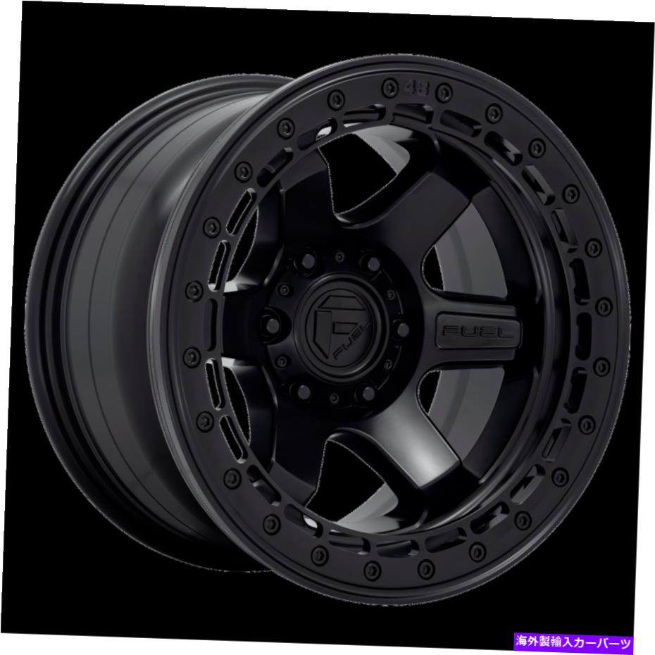 ホイール　４本セット 17x9燃料1PC D122ブロックビードロックマットブルクホイール6x135（-15mm）セット4 17x9 Fuel 1pc D122 BLOCK BEADLOCK Matte Blk Wheel 6x135 (-15mm) Set of 4【並行輸入品】｜Us Custom Parts Shop USDM