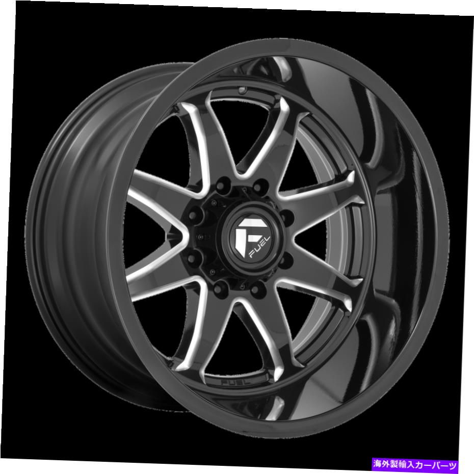 ホイール　４本セット 20x10燃料D749ハンマーグロスブラックミリングホイール8x180（-18mm）4のセット 20x10 Fuel D749 Hammer Gloss Black Milled Wheel 8x180 (-18mm) Set of 4【並行輸入品】 383,031円