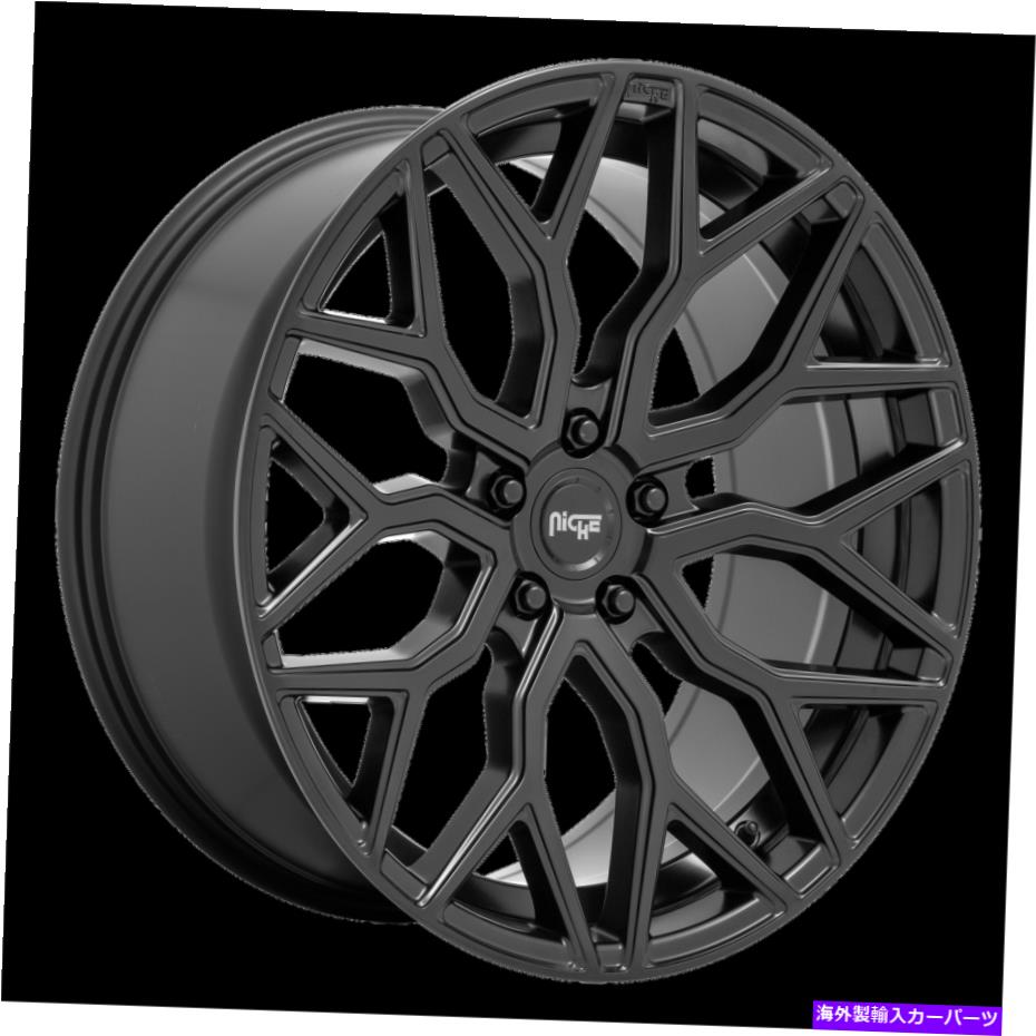 ホイール　４本セット 22x10ニッチ1PC M261 Mazzanti Matteブラックホイール5x130（30mm）セット4 22x10 Niche 1pc M261 MAZZANTI Matte Black Wheel 5x130 (30mm) Set of 4【並行輸入品】｜Us Custom Parts Shop USDM