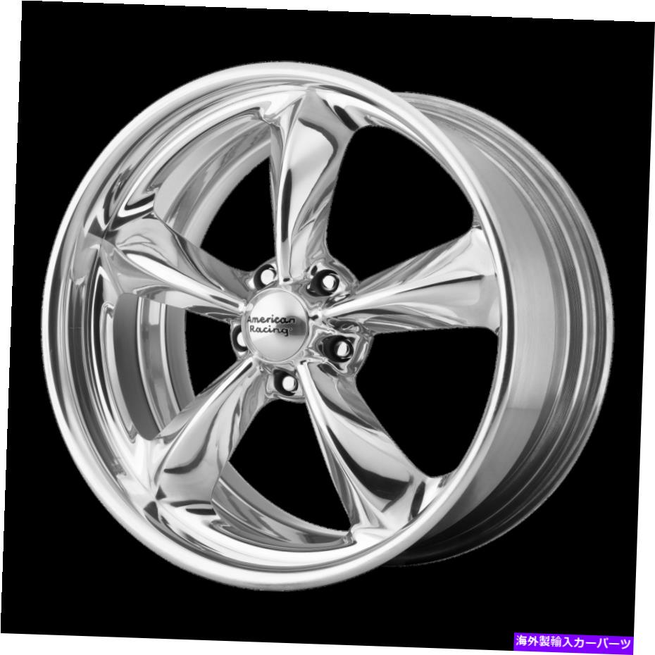 ホイール　４本セット 18x8アメリカンレーシングVN425ポリッシュホイール5x4.75（0mm）セット4 18x8 American Racing VN425 Polished Wheels 5x4.75 (0mm) Set of 4【並行輸入品】 449,609円