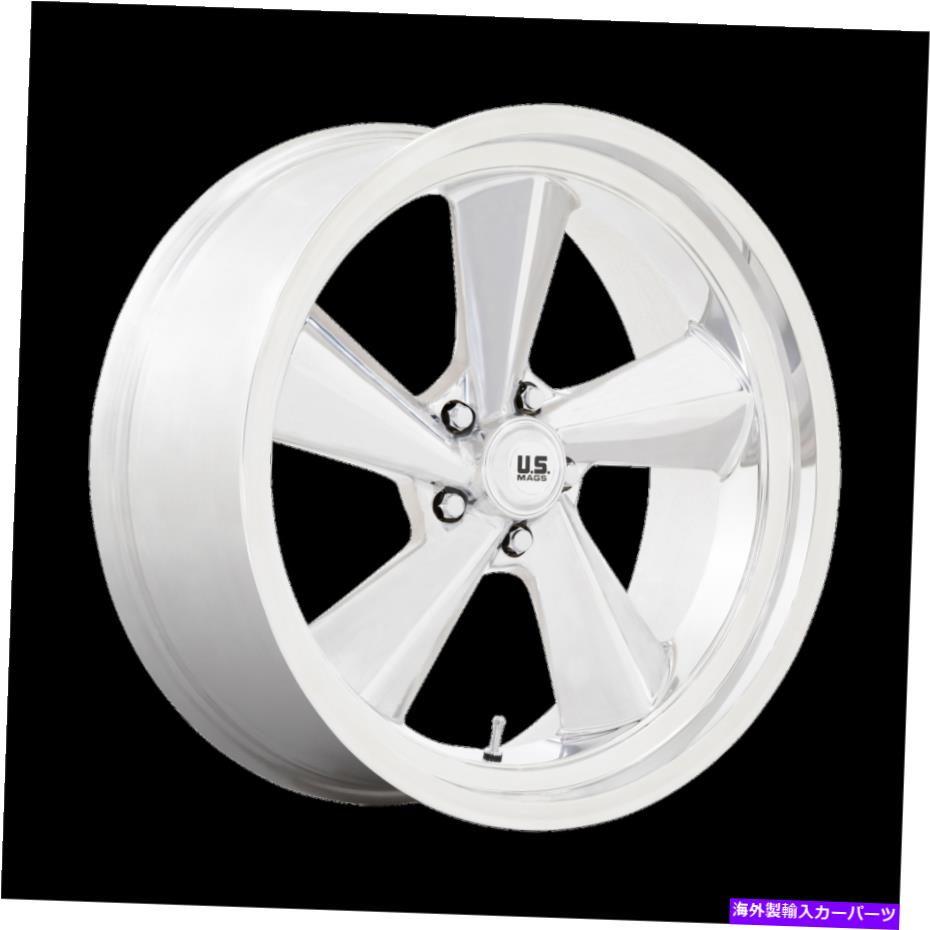 ホイール　４本セット 22x10.5 US Mags U135 TSポリッシュホイール5x5（0mm）セット4のセット 22x10.5 US Mags U135 TS Polished Wheels 5x5 (0mm) Set of 4【並行輸入品】｜Us Custom Parts Shop USDM