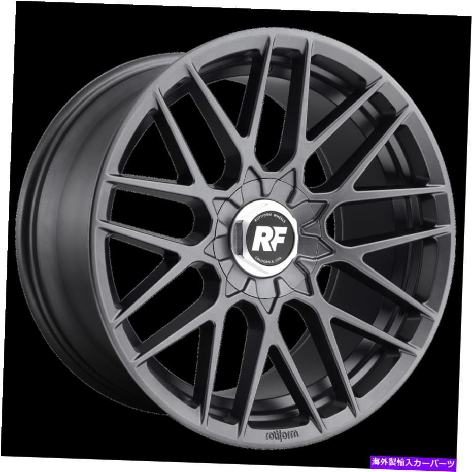 ホイール　４本セット 20x10 ROTIFOMAR 1PC R141 RSE Matte Anthracite Wheel 5x112/5x4.5（35mm）セット4 20x10 Rotiform 1pc R141 RSE MATTE ANTHRACITE Wheel 5x112/5x4.5 (35mm) Set of 4【並行輸入品】