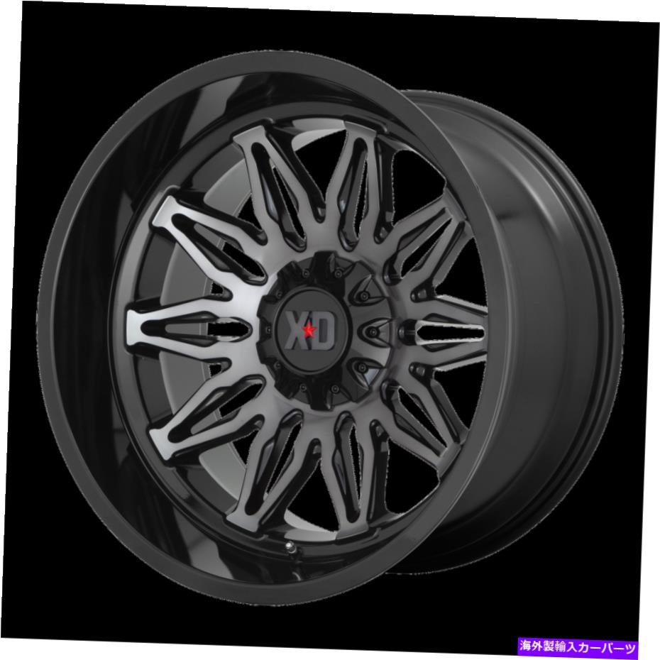 ホイール　４本セット 22x10 XDシリーズXD859ガンナーブラックマシンホイール5x5/5x5.5（-18mm）セット4 22x10 XD Series XD859 Gunner Black Machine Wheel 5x5/5x5.5 (-18mm) Set of 4【並行輸入品】