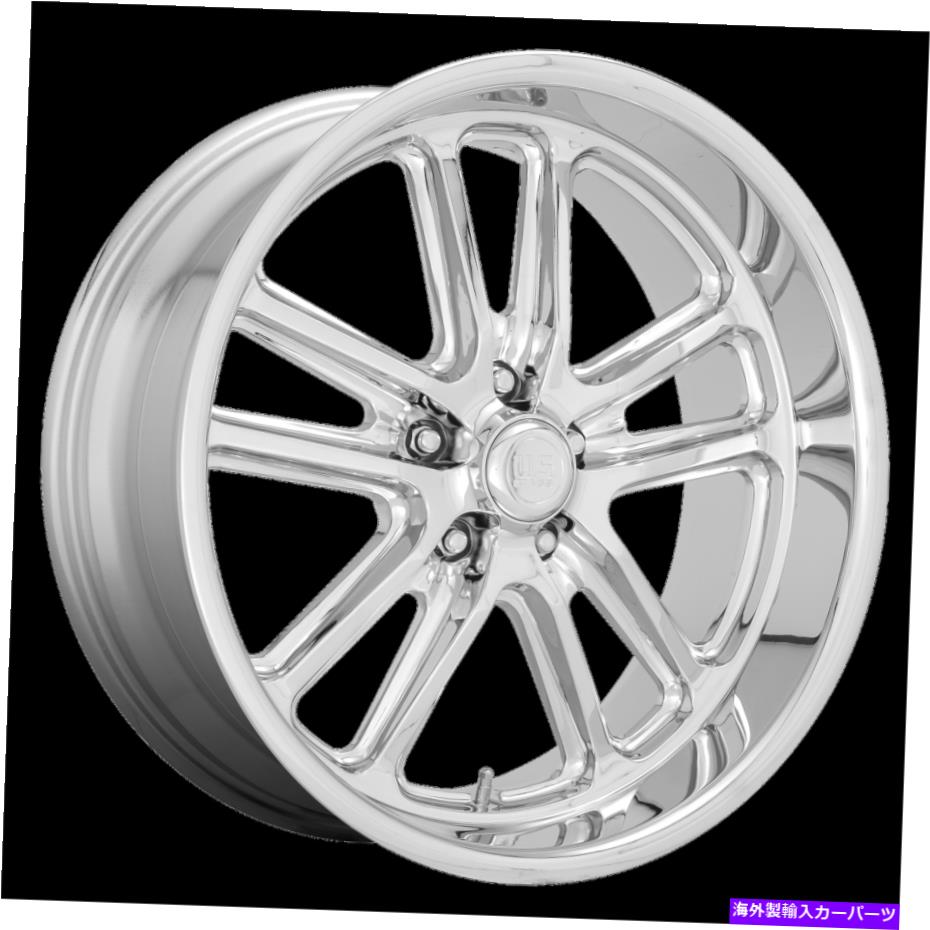 ホイール　４本セット 24x10 US Mags U131 Bullet Chrome Wheel 5x5（5mm）セット4 24x10 US Mags U131 BULLET Chrome Wheel 5x5 (5mm) Set of 4【並行輸入品】