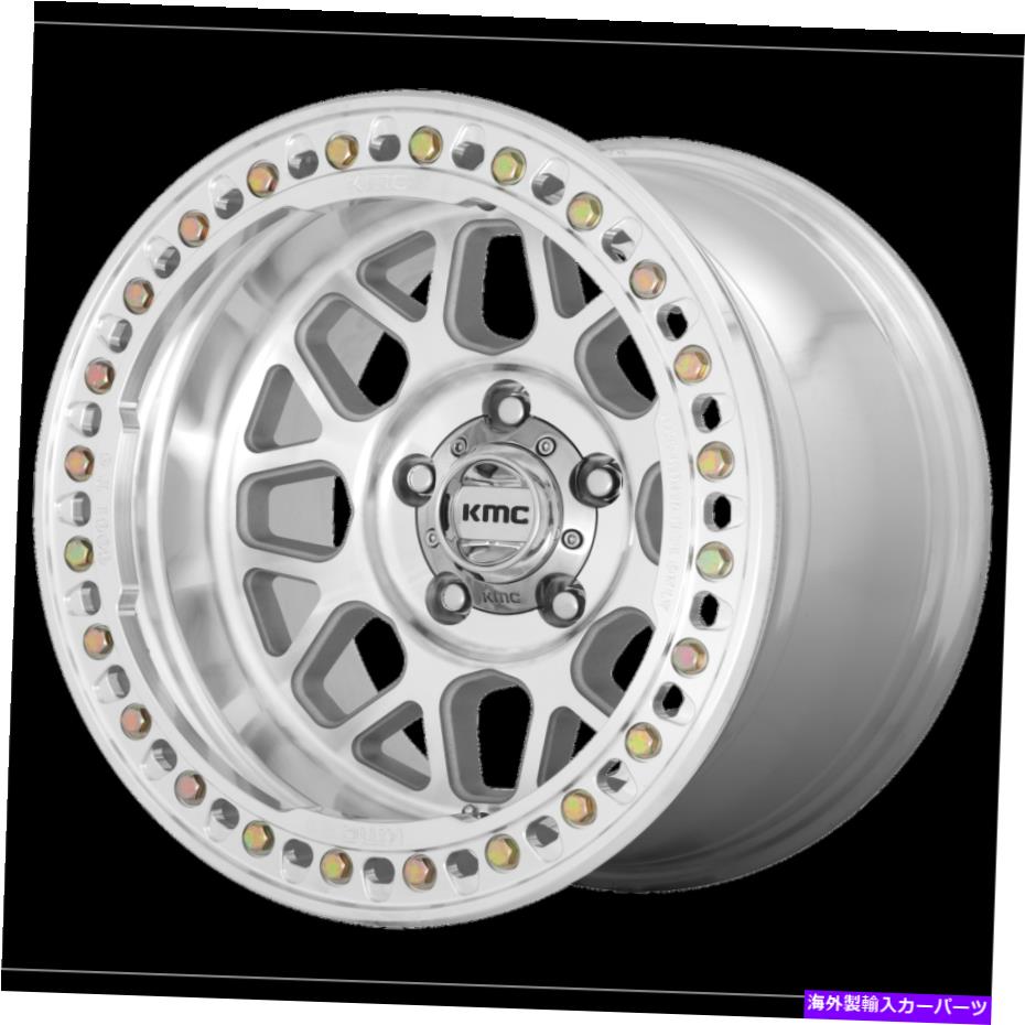ホイール　４本セット 20x10 kmc km235グレネードクロールビードロックマッハホイール5/6ラグブランク（-48mm）セット4 20x10 KMC KM235 Grenade Crawl Beadlock Mach Wheel 5/6 Lug Blank (-48mm) Set of 4【並行輸入品】