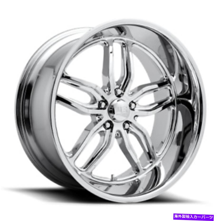 ホイール　４本セット 20x10 US Mags U127 CTEN CHROME WHEELS 5x5（1mm）セット4のセット 20x10 US Mags U127 CTEN Chrome Wheels 5x5 (1mm) Set of 4【並行輸入品】