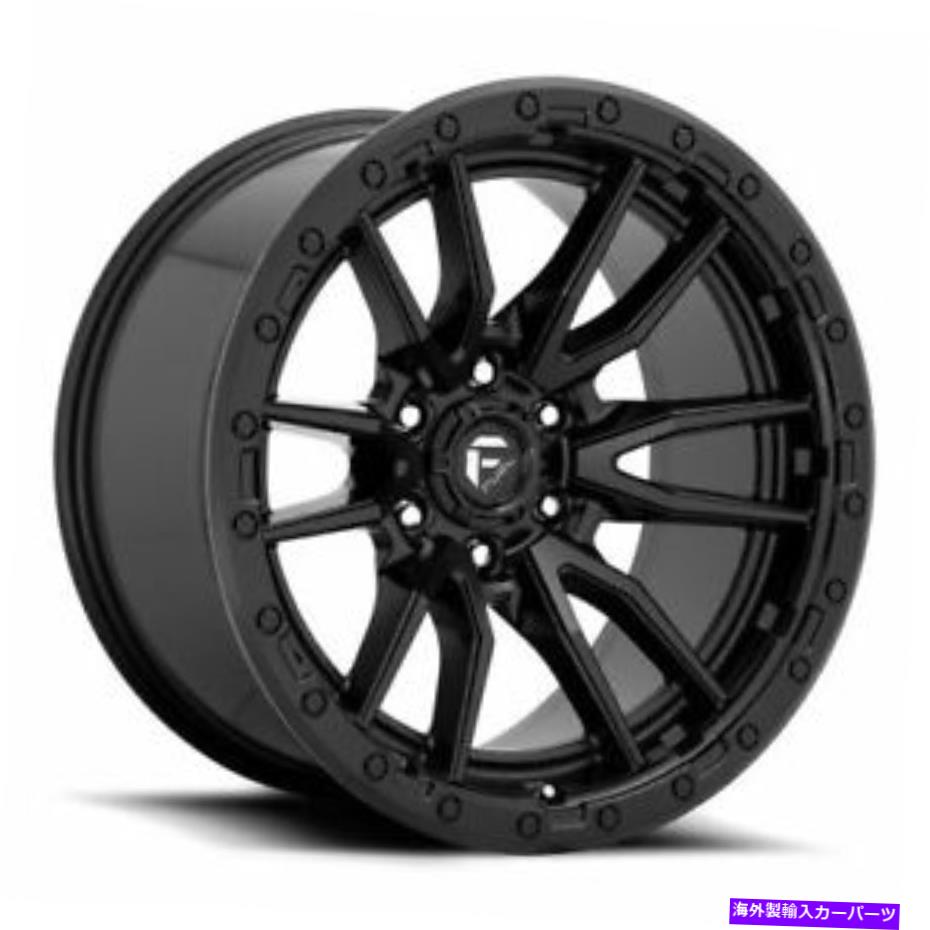 ホイール　４本セット 20x10 D679 Fuel Rebel Matteブラックホイール6x5.5（-18mm）4のセット 20x10 D679 Fuel Rebel Matte Black Wheels 6x5.5 (-18mm) Set of 4【並行輸入品】