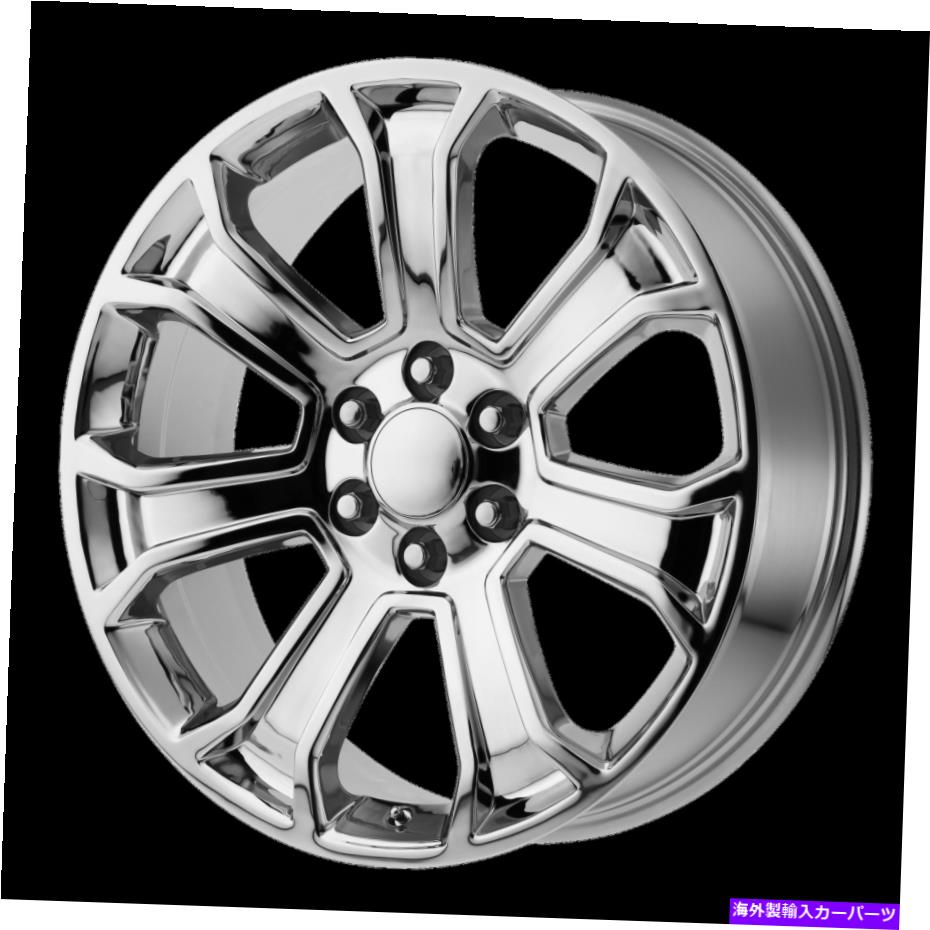 ホイール　４本セット 22x9 OE Creations PR166 ChromeWheels 6x5.5（24mm）セット4 22x9 OE Creations PR166 Chrome Wheels 6x5.5 (24mm) Set of 4【並行輸入品】