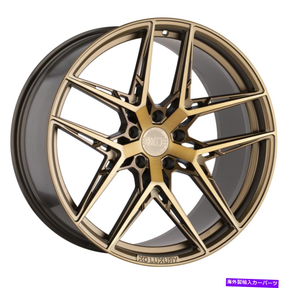 ホイール　４本セット 21x11 xo luxury cairo bronze w/brushed bronze face wheels 5x120（25mm）セット4のセット 21x11 XO Luxury Cairo Bronze W/Brushed Bronze Face Wheels 5x120 (25mm) Set of 4【並行輸入品】