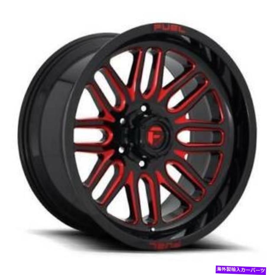 ホイール　４本セット 20x9 d663燃料イグナイトグロスブラック＆レッドホイール6x5.5（1mm）セット4のセット 20x9 D663 Fuel Ignite Gloss Black & Red Wheels 6x5.5 (1mm) Set of 4【並行輸入品】