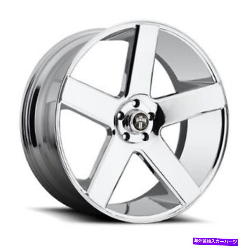 ホイール　４本セット 22x9.5 S115ダブバラークロムホイール6x5.5（19mm）セット4 22x9.5 S115 Dub Baller Chrome Wheels 6x5.5 (19mm) Set of 4【並行輸入品】