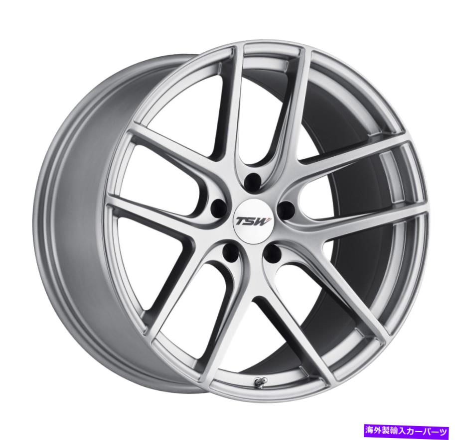 ホイール　４本セット 20x10 TSWジュネーブマットチタンシルバーホイール5x112（40mm）セット4 20x10 TSW Geneva Matte Titanium Silver Wheels 5x112 (40mm) Set of 4【並行輸入品】