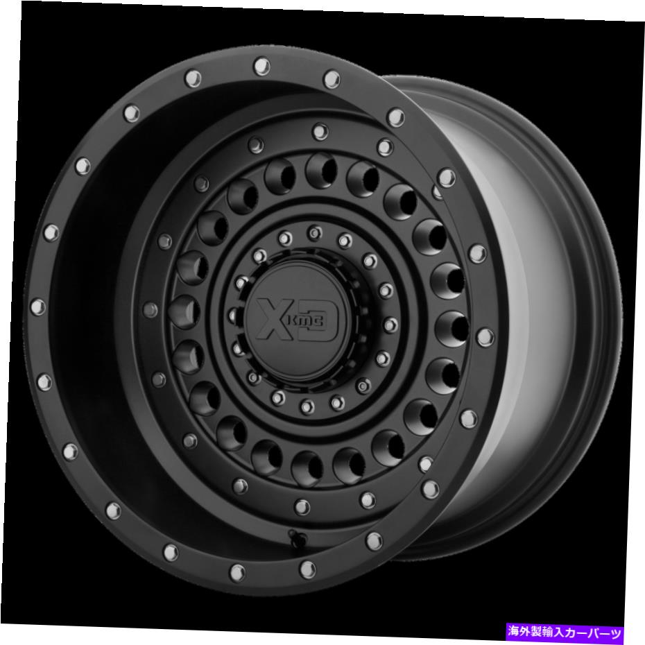 ホイール　４本セット 20x12 XDシリーズXD136サテンブラックホイール5x5/5x5.5（-44mm）セット4 20x12 XD Series XD136 Satin Black Wheels 5x5/5x5.5 (-44mm) Set of 4【並行輸入品】