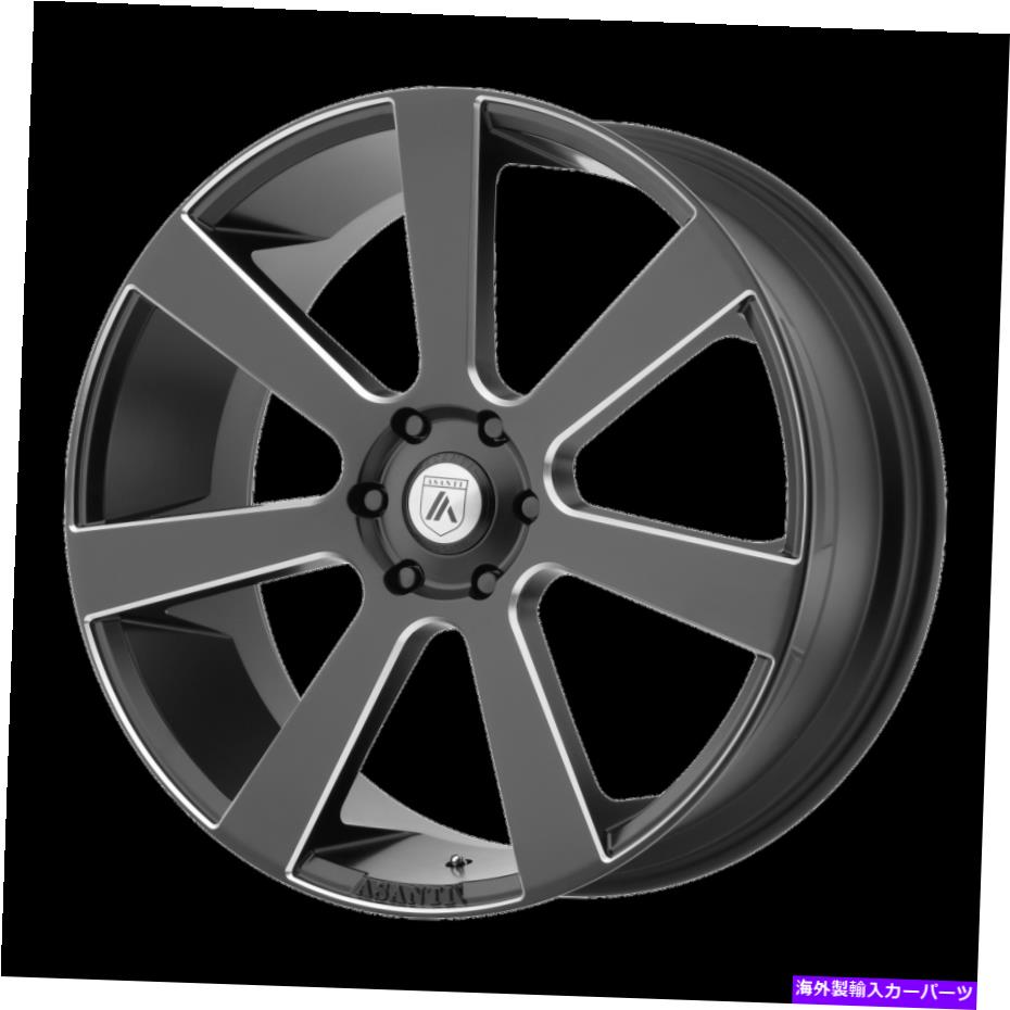 ホイール　４本セット 24x9アサンティブラックABL-15ブラックミリングホイール6x5.5（35mm）セット4 24x9 Asanti Black ABL-15 Black Milled Wheels 6x5.5 (35mm) Set of 4【並行輸入品】 425,502円