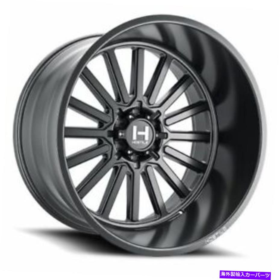 ホイール　４本セット 20x12敵対的なH127タイタンアスファルト（マットブラック）ホイール6x5.5（-44mm）セット4 20x12 Hostile H127 Titan Asphalt (Matte Black) Wheels 6x5.5 (-44mm) Set of 4【並行輸入品】｜Us Custom Parts Shop USDM