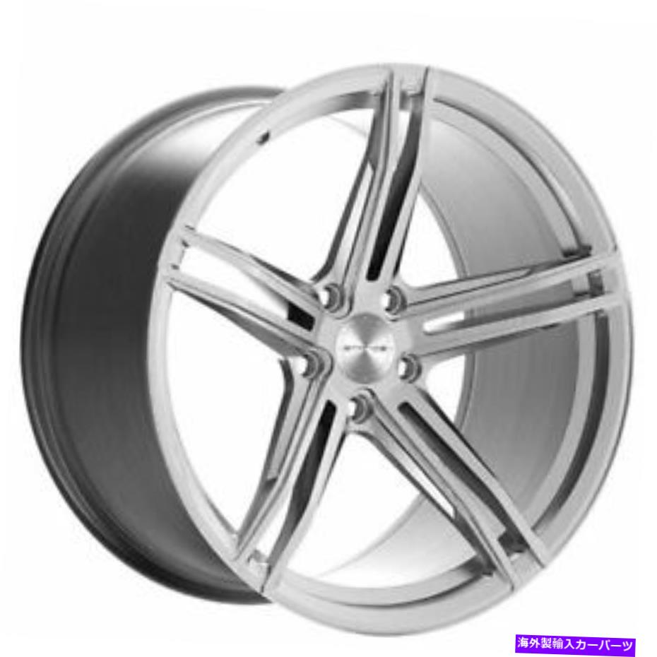 ホイール　４本セット （4）19 "スタンスホイールSF08ブラシ付きシルバーリム（B5） (4) 19" Stance Wheels SF08 Brushed Silver Rims (B5)【並行輸入品】｜Us Custom Parts Shop USDM