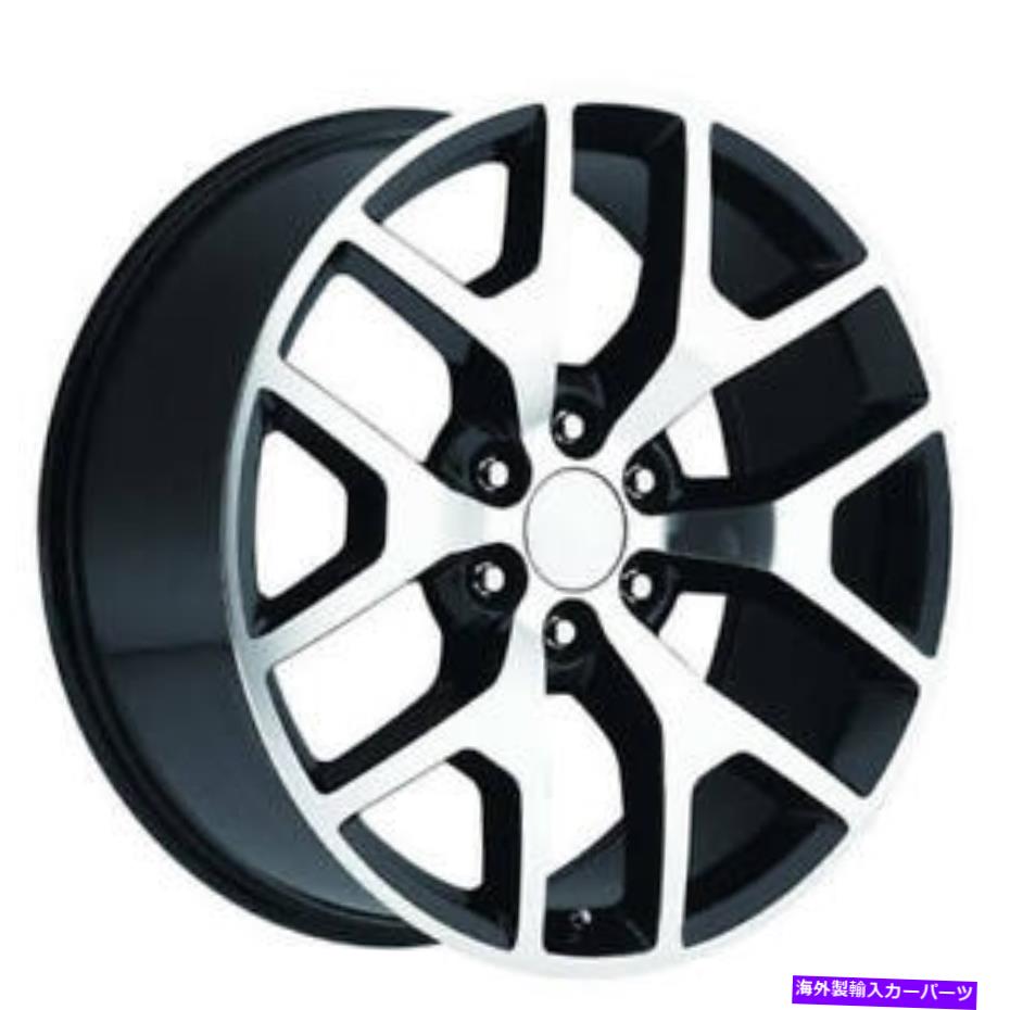 ホイール　４本セット （4）22 "GMC Sierra Wheels 288黒い機械加工OEMレプリカリム（B5） (4) 22" GMC Sierra Wheels 288 Black Machined OEM Replica Rims(B5)【並行輸入品】｜Us Custom Parts Shop USDM