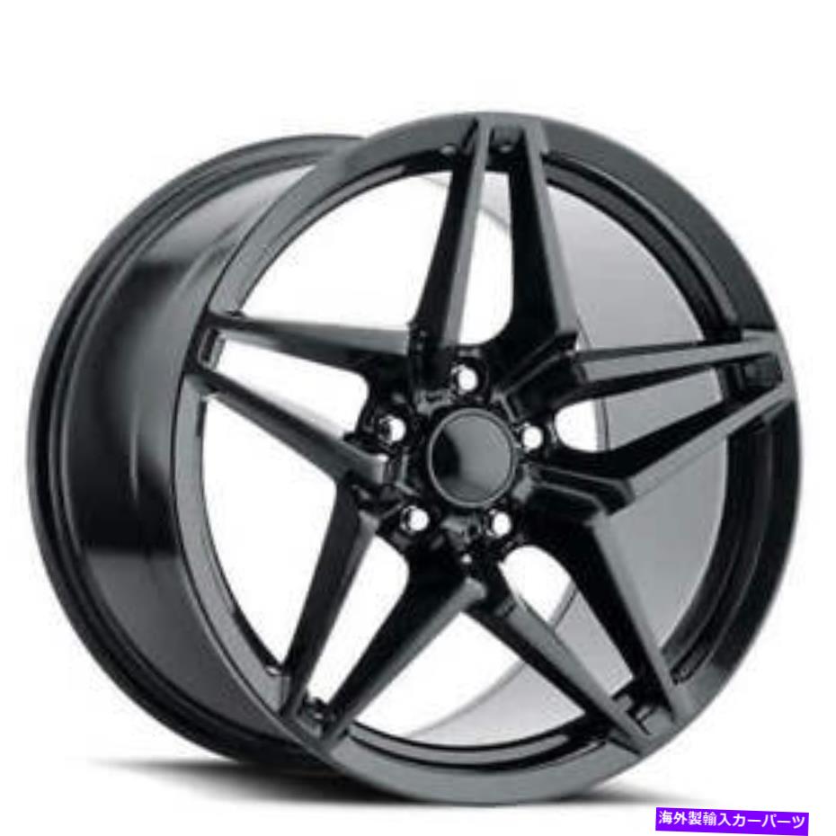 ホイール 4本セット (4)19 "スティガードコルベットC7ホイールFR 29 ZR1サテンブラックOEMレプリカリム(B31) (4) 19" Staggered Corvette C7 Wheels FR 29 ZR1 Satin Black OEM Replica Rims(B31)【並行輸入品】|Us Custom Parts Shop USDM