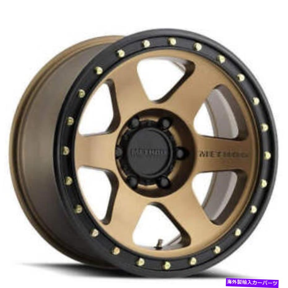 ホイール 4本セット (4)17 "メソッドホイールMR310 CON 6ロードオフロードリム(B7) (4) 17" Method Wheels MR310 Con 6 Bronze Off Road Rims (B7)【並行輸入品】|Us Custom Parts Shop USDM