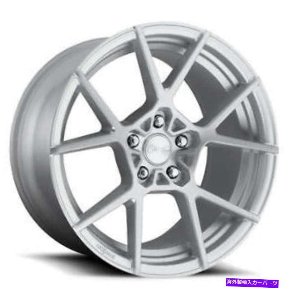 ホイール　４本セット （4）19 "回転輪R138 kpsシルバー、ブラシ付きフェイスリム（B43） (4) 19" Rotiform Wheels R138 KPS Silver with Brushed Face Rims (B43)【並行輸入品】｜Us Custom Parts Shop USDM