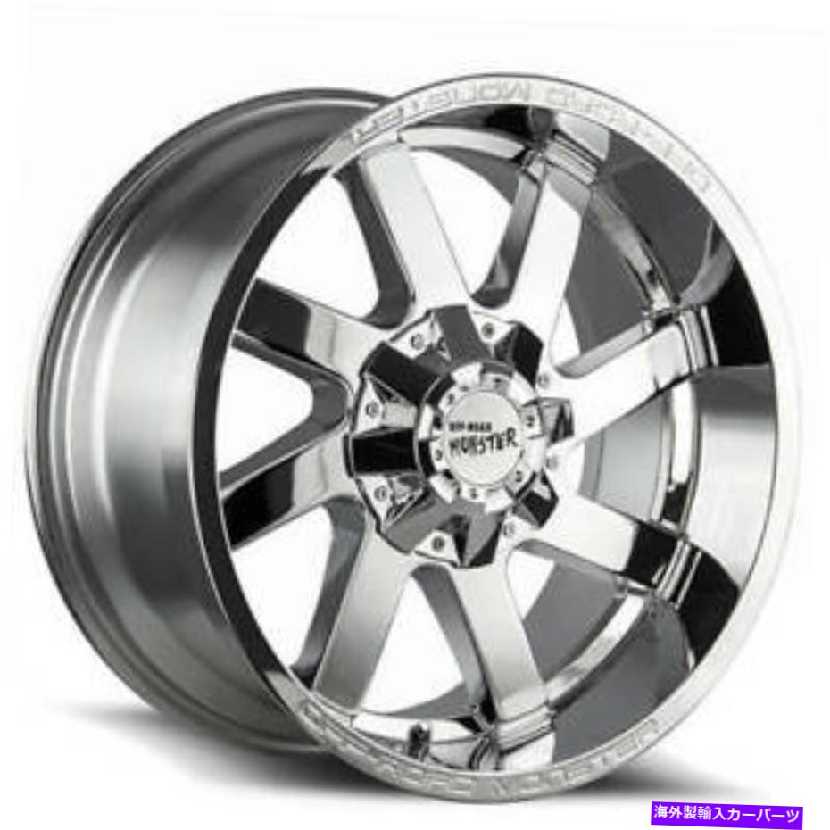 ホイール　４本セット （4）20x10オフロードモンスターホイールM80クロムリム（B45） (4) 20x10 Off Road Monster Wheels M80 Chrome Rims (B45)【並行輸入品】｜Us Custom Parts Shop USDM