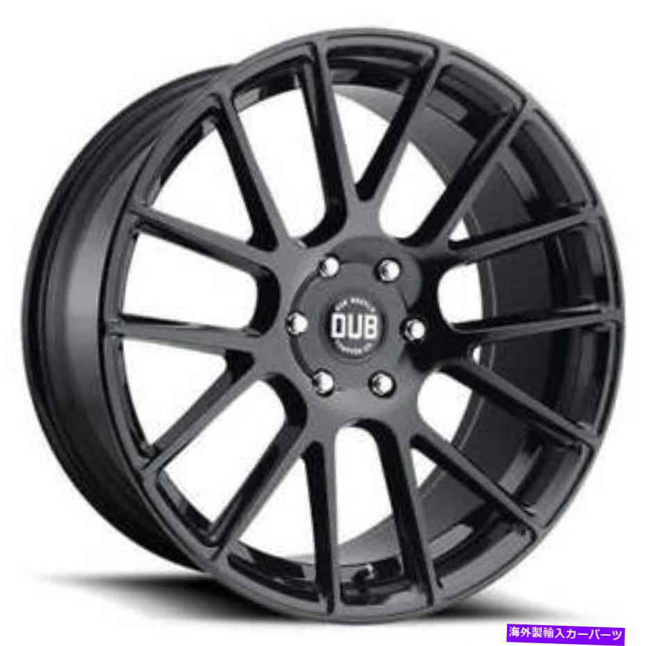 ホイール　４本セット （4）22 "ダブホイールLuxe S205グロスブラックリム（B47） (4) 22" Dub Wheels Luxe S205 Gloss Black Rims(B47)【並行輸入品】｜Us Custom Parts Shop USDM