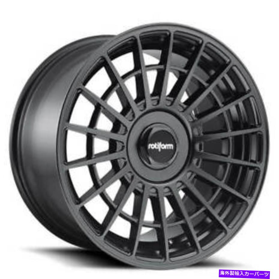 ホイール　４本セット （4）18 "ずらした回転輪輪R142 LAS-Rマットブラックリム（B43） (4) 18" Staggered Rotiform Wheels R142 LAS-R Matte Black Rims(B43)【並行輸入品】｜Us Custom Parts Shop USDM