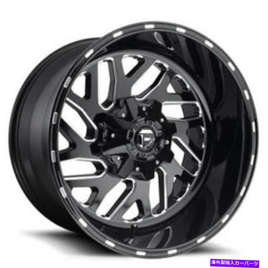 ホイール 4本セット (4)18インチの燃料ホイールD581トリトンブラックミルドロードリム(B46) (4) 18" Fuel Wheels D581 Triton Black Milled Off Road Rims (B46)【並行輸入品】|Us Custom Parts Shop USDM