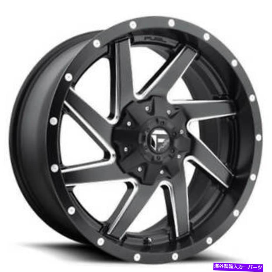 ホイール　４本セット （4）20x9燃料ホイールd594反逆者ブラックミルドロードリム（B47） (4) 20x9 Fuel Wheels D594 Renegade Black Milled Off Road Rims (B47)【並行輸入品】｜Us Custom Parts Shop USDM