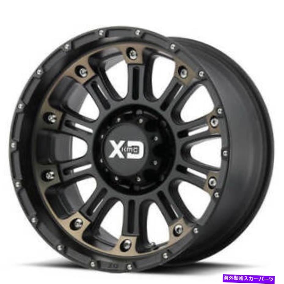 ホイール 4本セット (4)18 "XDホイールXD829 HOSS 2サテンブラック機械加工wダークピント(B42) (4) 18" XD Wheels XD829 Hoss 2 Satin Black Machined w Dark Tint (B42)【並行輸入品】|Us Custom Parts Shop USDM