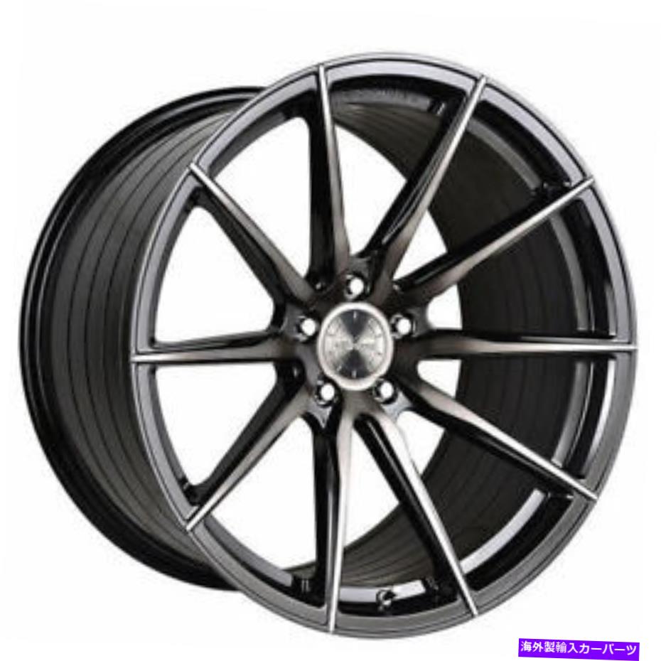 ホイール 4本セット (4)19 "VERTINIホイールRFS1.1グロスブラック色合いのフェイスリム(B8) (4) 19" Vertini Wheels RFS1.1 Gloss Black Tinted Face Rims (B8)【並行輸入品】|Us Custom Parts Shop USDM