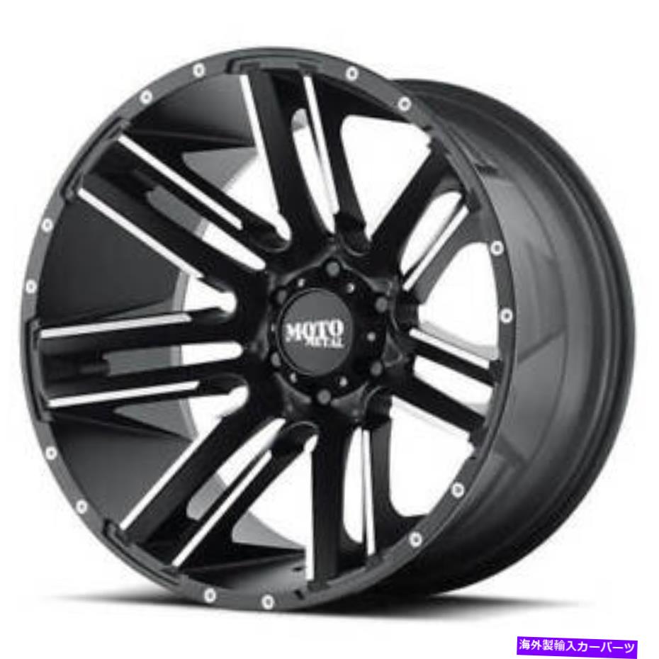 ホイール　４本セット （4）18x9 Moto Metal Wheels MO978 Razor Satin Black Machined Off Road（B44） (4) 18x9 Moto Metal Wheels MO978 Razor Satin Black Machined Off Road (B44)【並行輸入品】