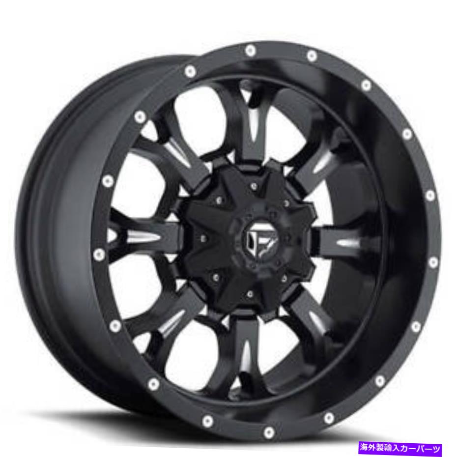 ホイール 4本セット (4)18 "燃料ホイールD517 KRANK MATTE BLACK Milled Off Road Rims(B41) (4) 18" Fuel Wheels D517 Krank Matte Black Milled Off Road Rims (B41)【並行輸入品】|Us Custom Parts Shop USDM